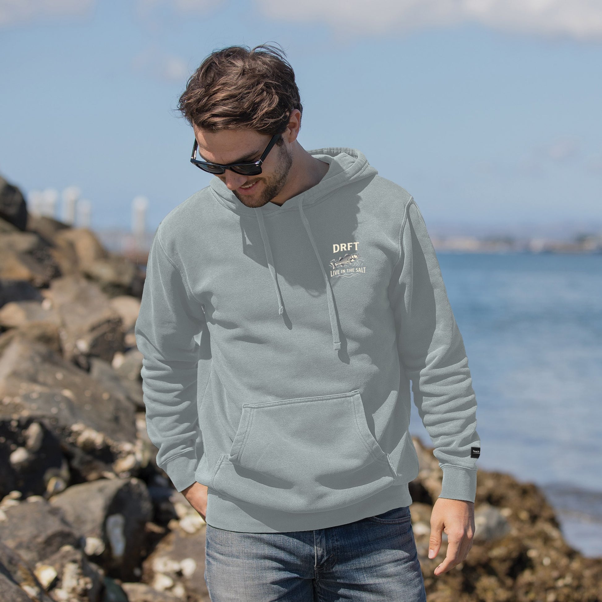 DRFT Live in the Salt Pigment Dyed Hoodie